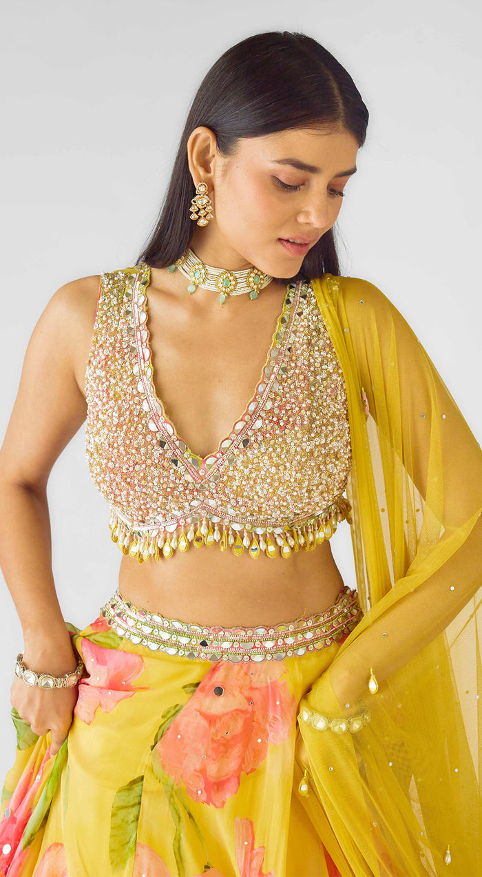 The Wild Marigold Lehenga
