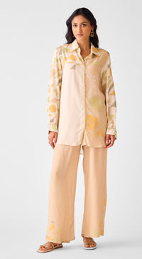 Peach Modal Cotton Co-ord Set