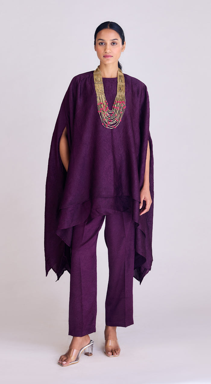 Purple Asymmetric Co-Ord Set