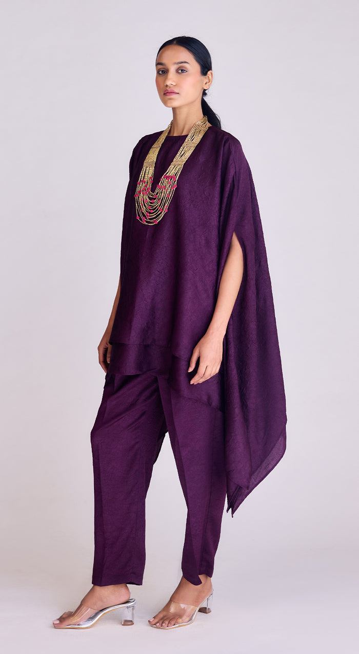 Purple Asymmetric Co-Ord Set