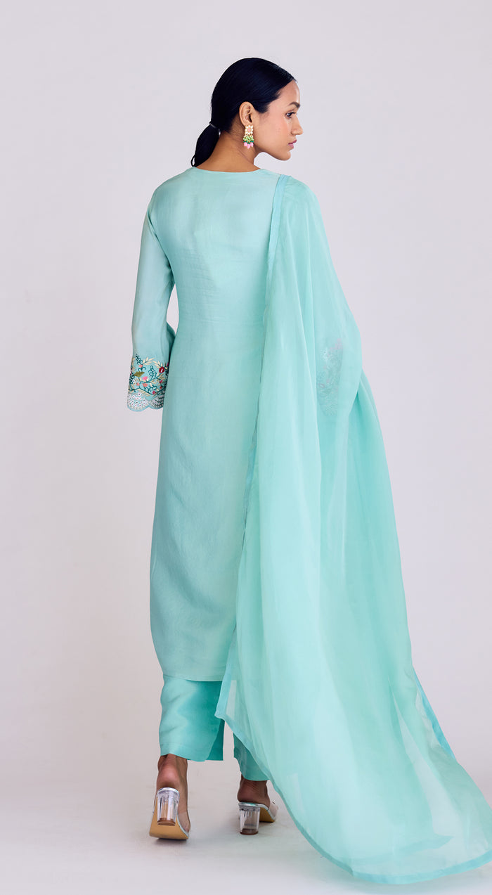 Aqua Tissue Suit Set