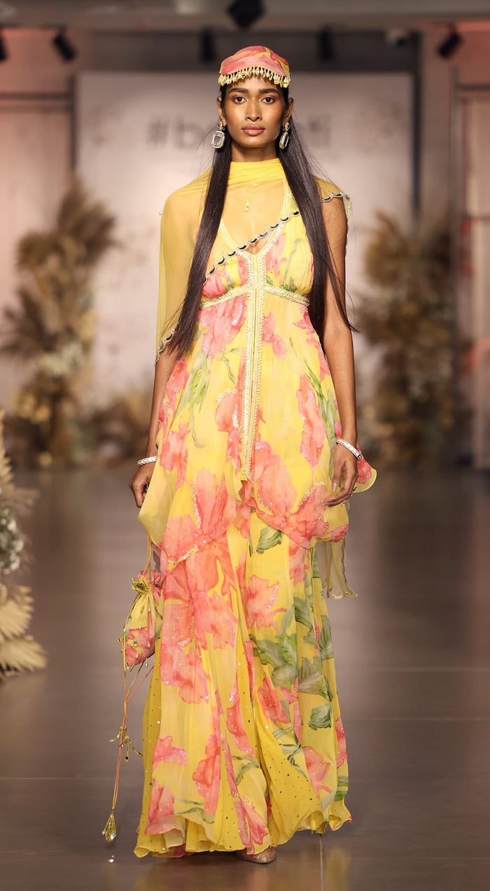 The Wild Marigold Sharara Set