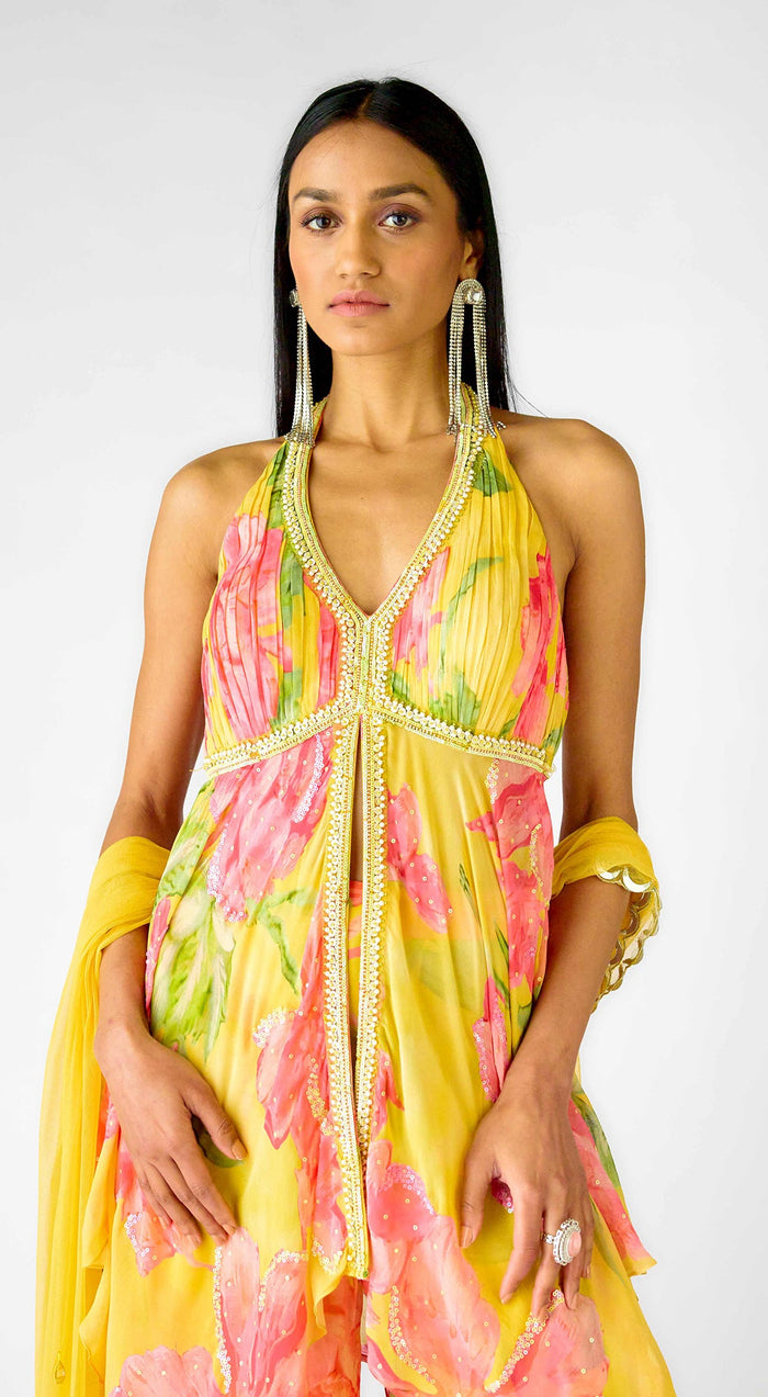 The Wild Marigold Sharara Set