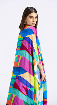 Multicolored Skirt Set