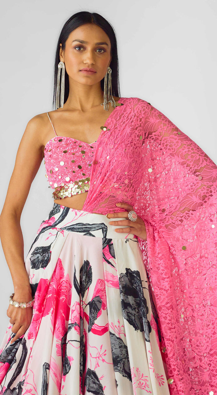 The Wildflower Euphoria Lehenga