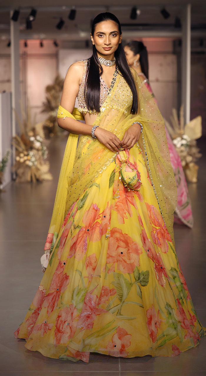 The Wild Marigold Lehenga