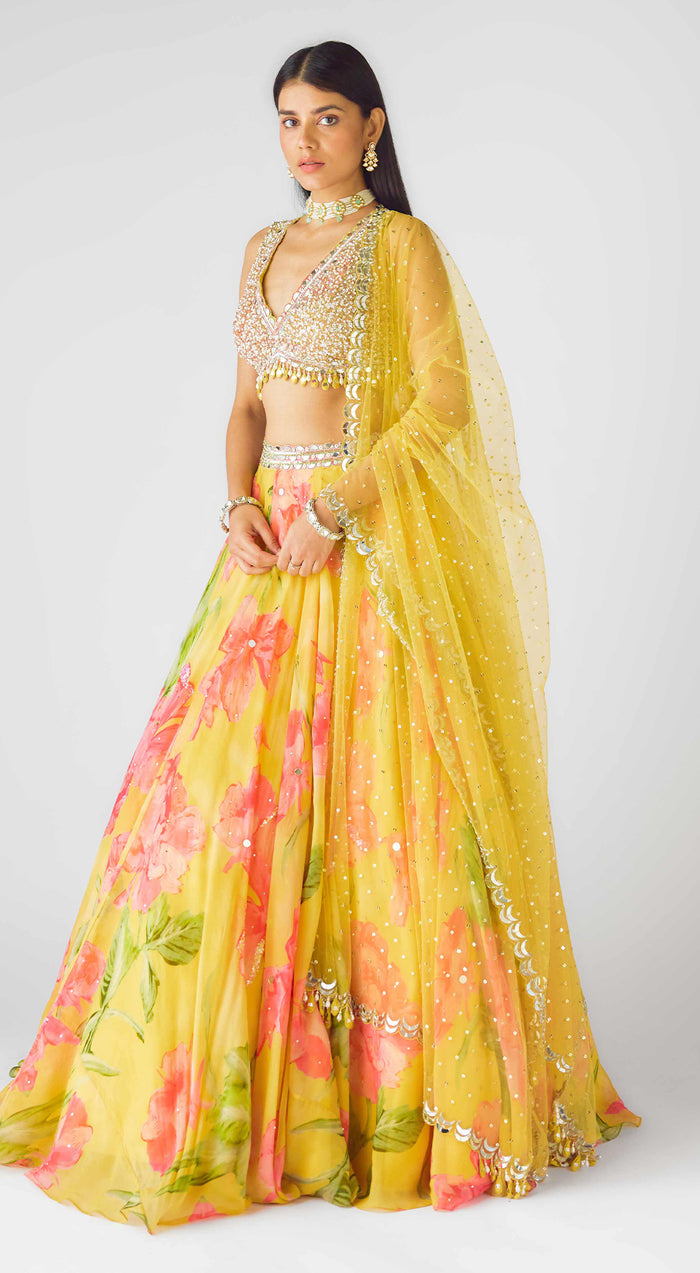 The Wild Marigold Lehenga