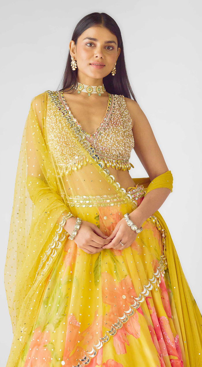 The Wild Marigold Lehenga