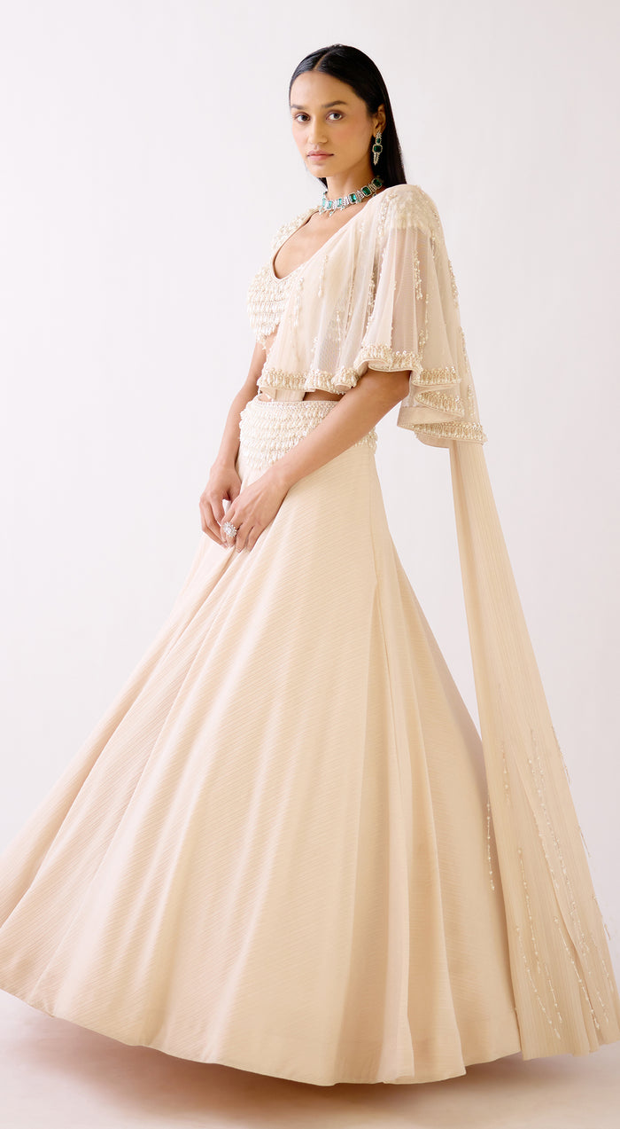 The Stardust Pearl Lehenga