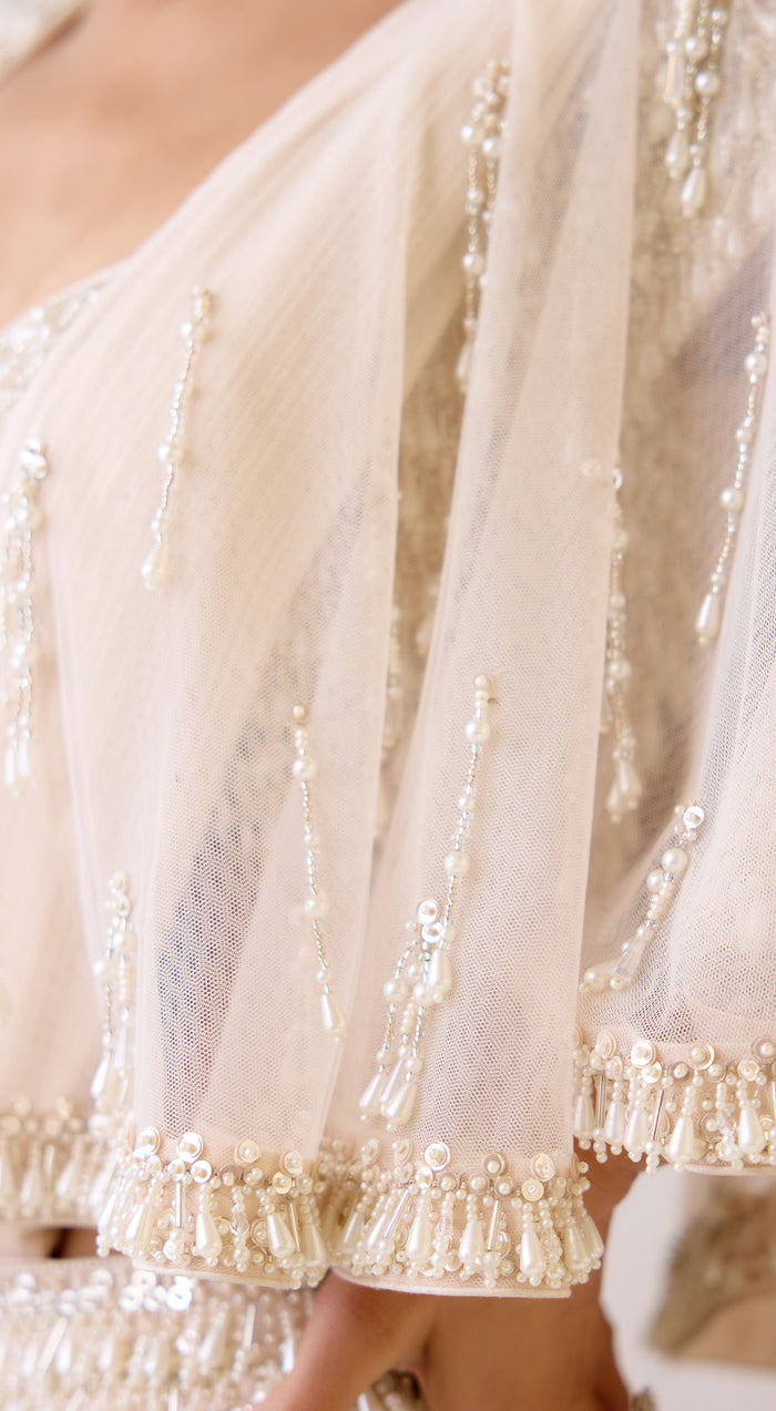 The Stardust Pearl Lehenga