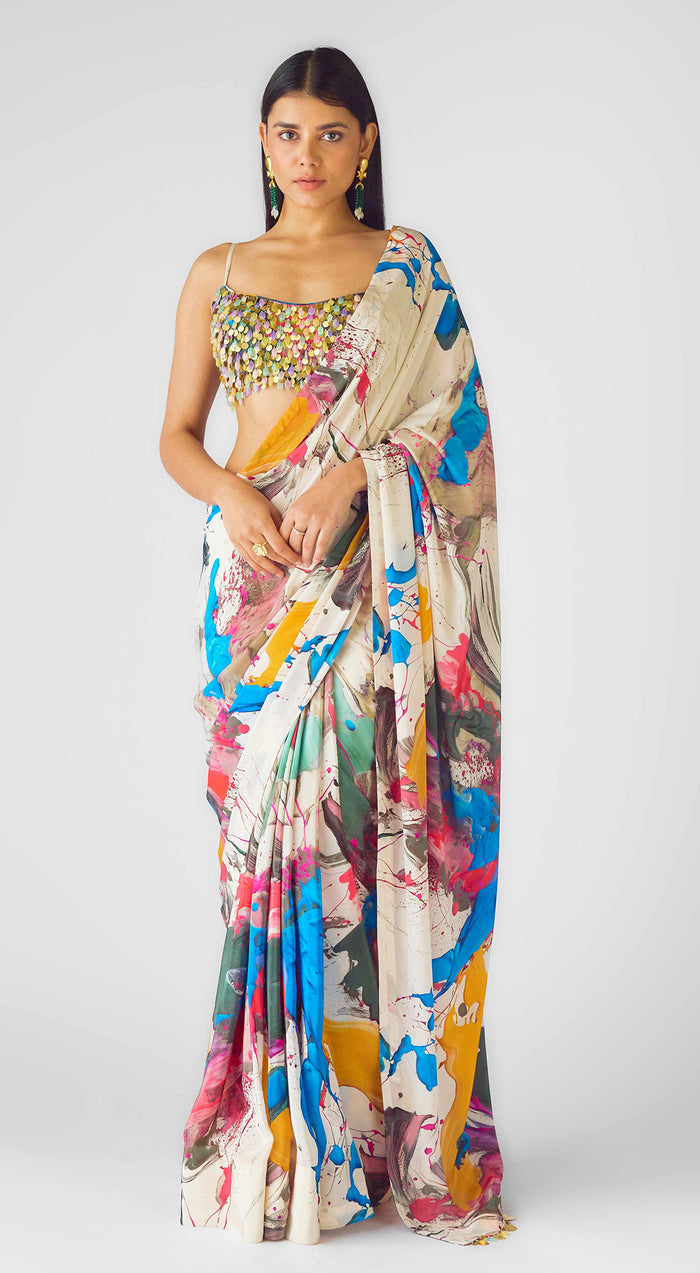 The Artsy Odyssey Saree
