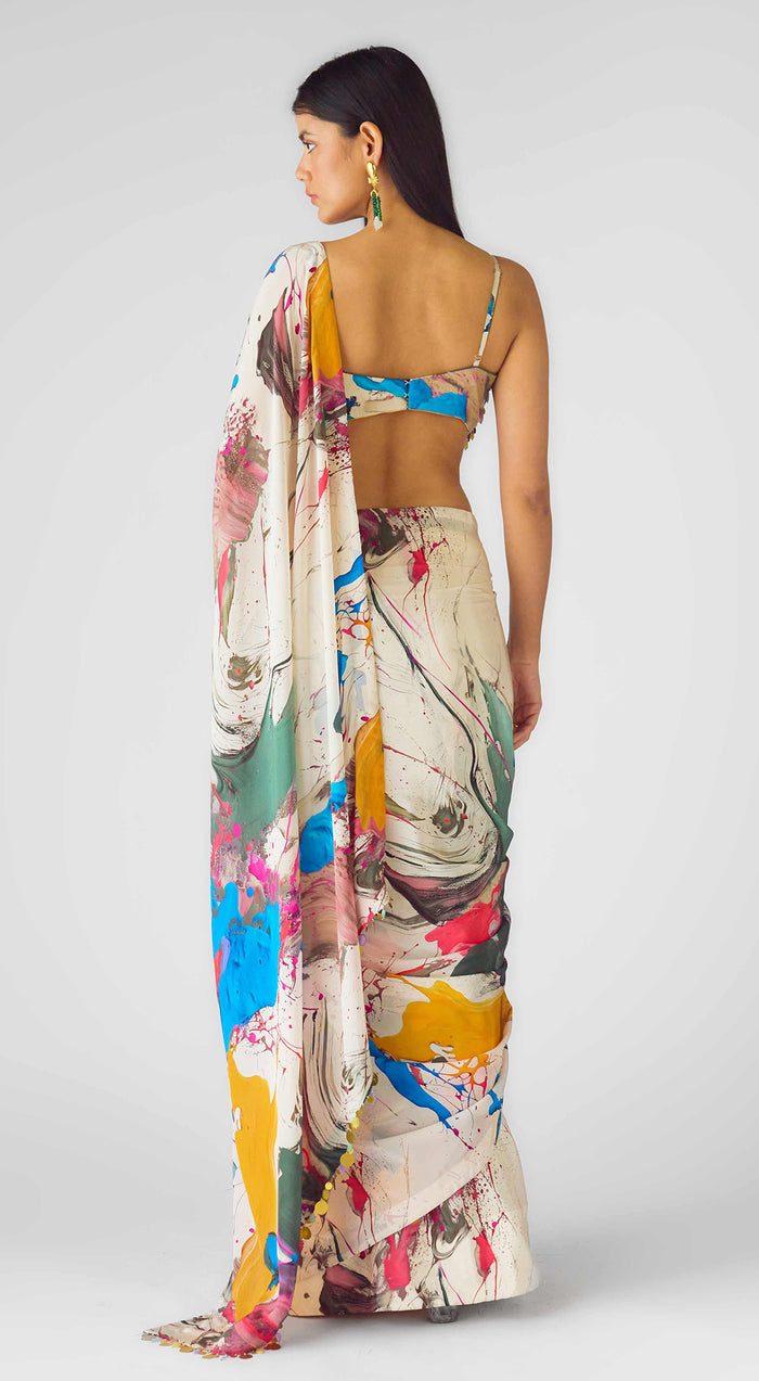 The Artsy Odyssey Saree