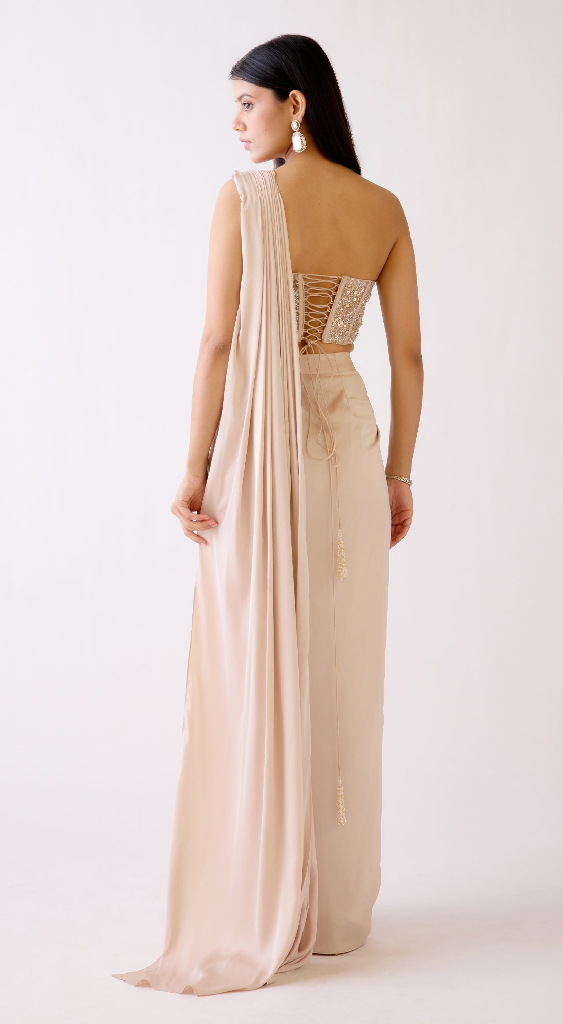 The Nightfall Fête Draped Saree