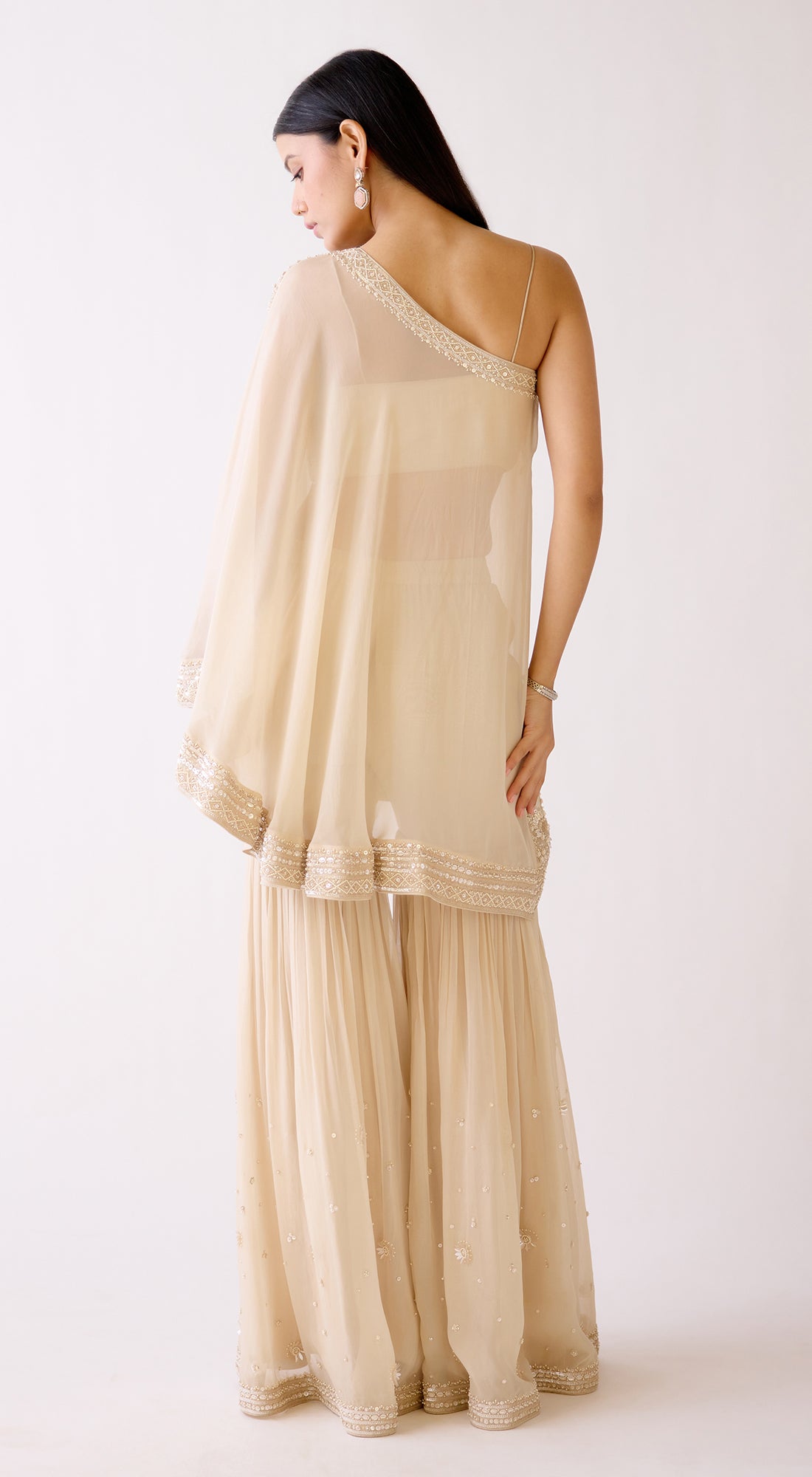 The Evening Glow Sharara Set