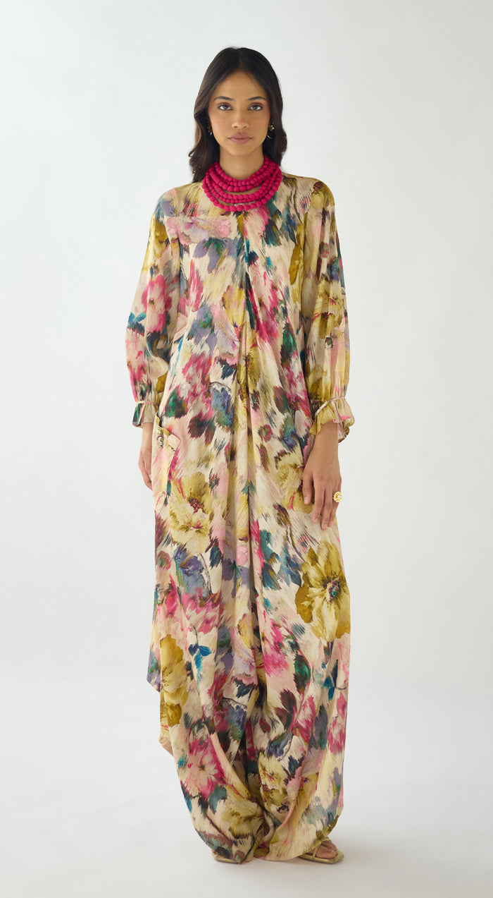 Savanna Bloom Cotton Jumpsuit