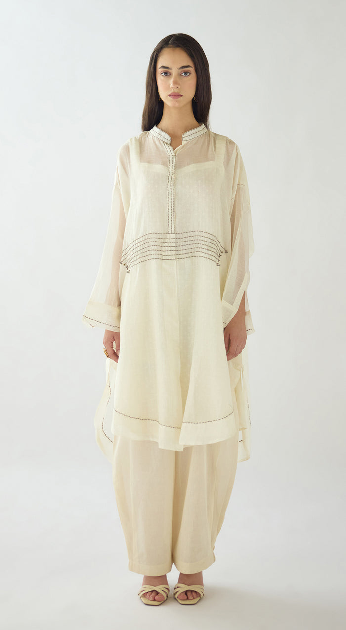 Ivory Essence Cotton Co-ord Set