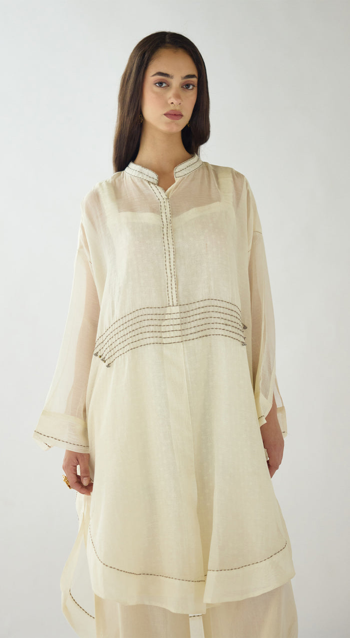 Ivory Essence Cotton Co-ord Set