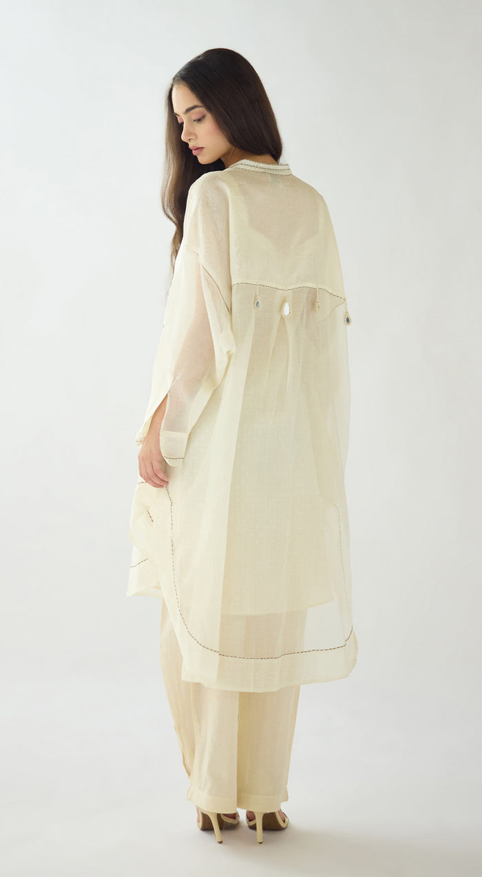 Ivory Essence Cotton Co-ord Set