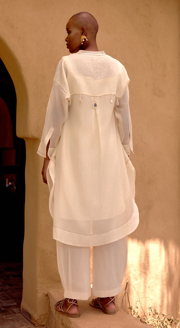 Ivory Essence Cotton Co-ord Set