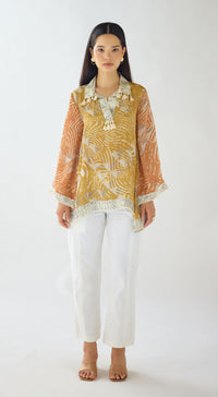 The Amber Dusk Crepe Top