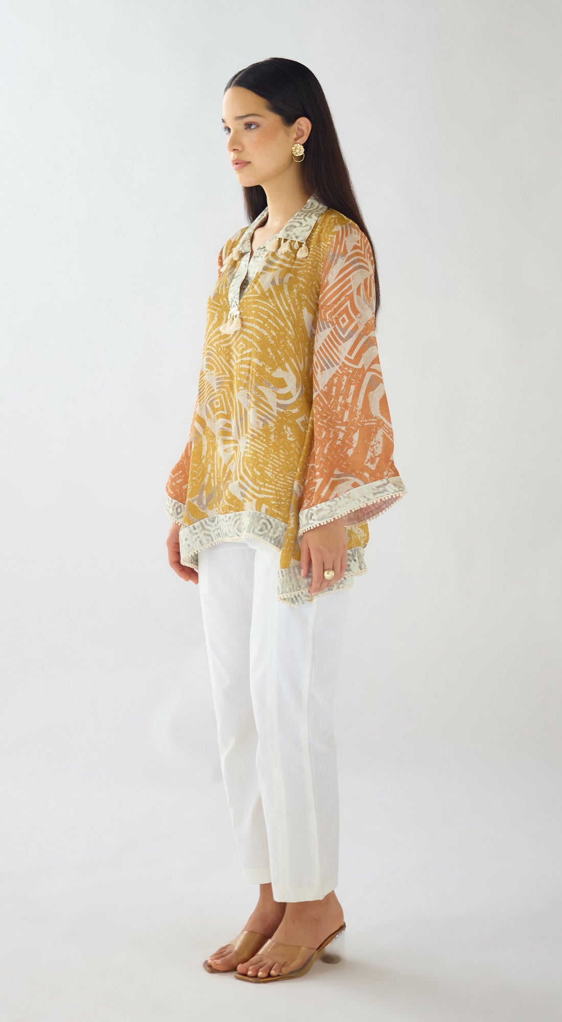 The Amber Dusk Crepe Top