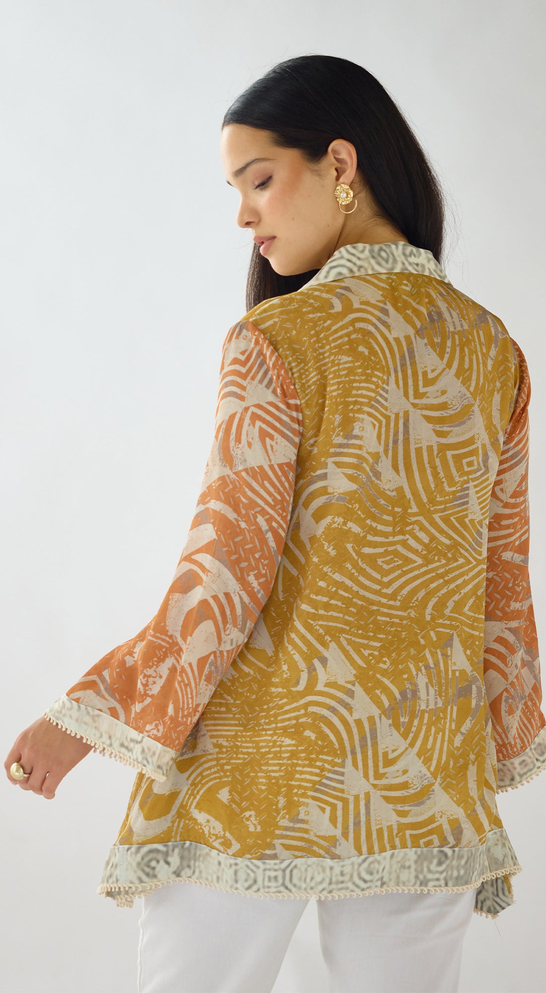 The Amber Dusk Crepe Top