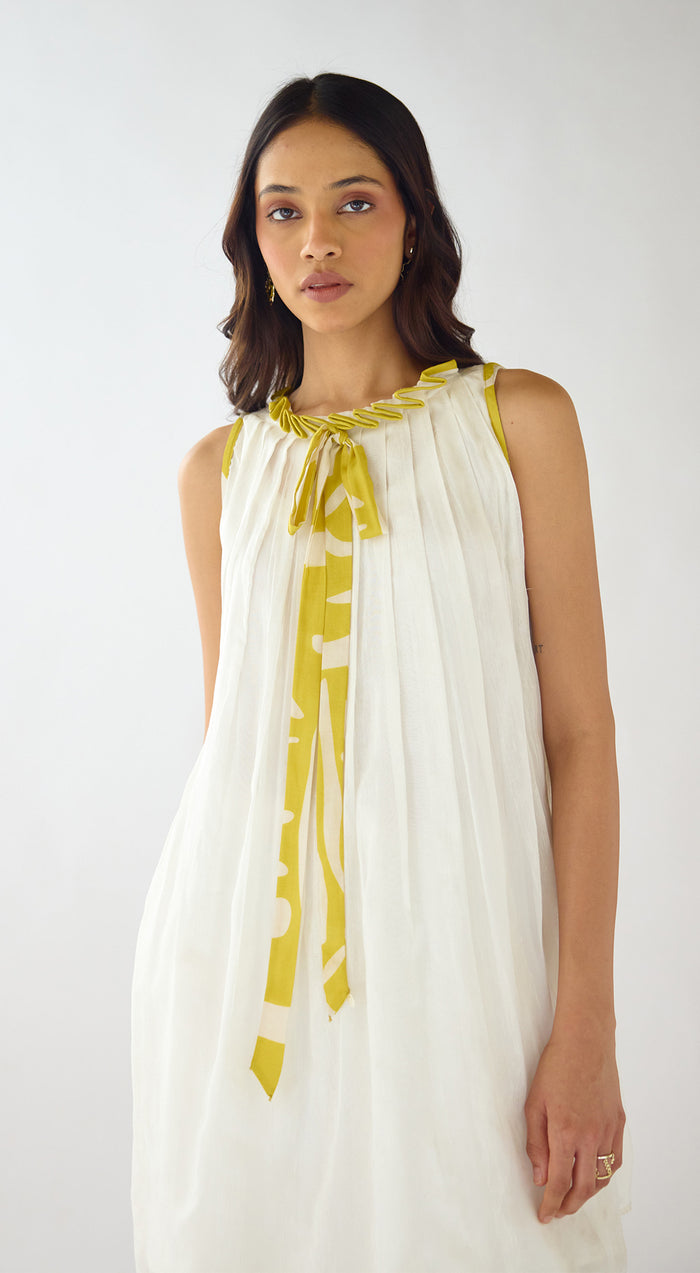 Ivory Drift Organza Dress