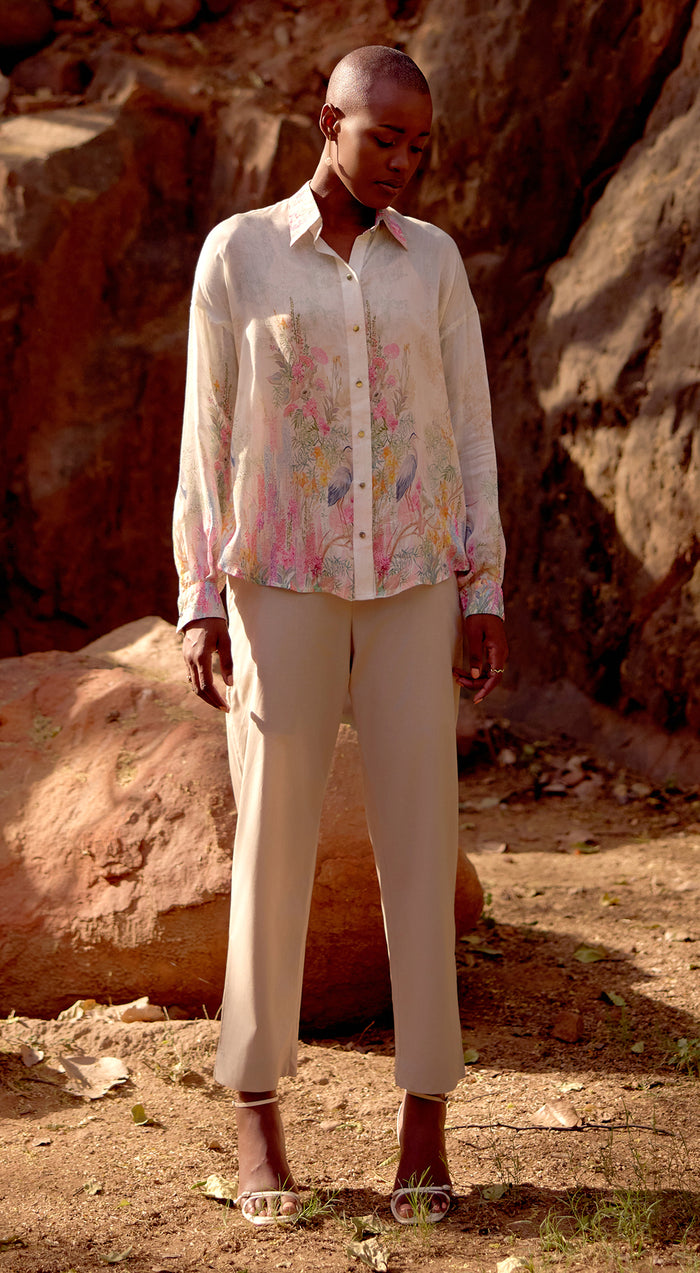 Rose Reed Summer Silk Shirt
