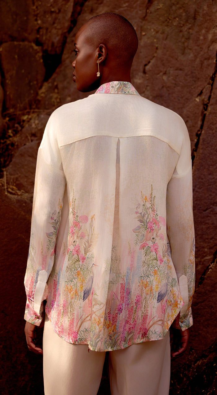 Rose Reed Summer Silk Shirt