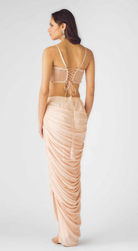 The Peach Serenade Cape Set