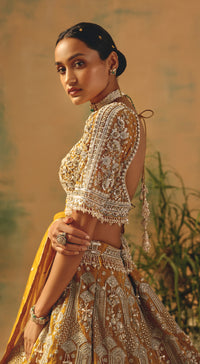 The Enchanted Citrine Lehenga