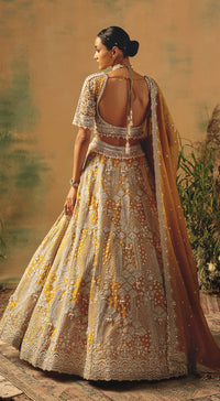 The Enchanted Citrine Lehenga