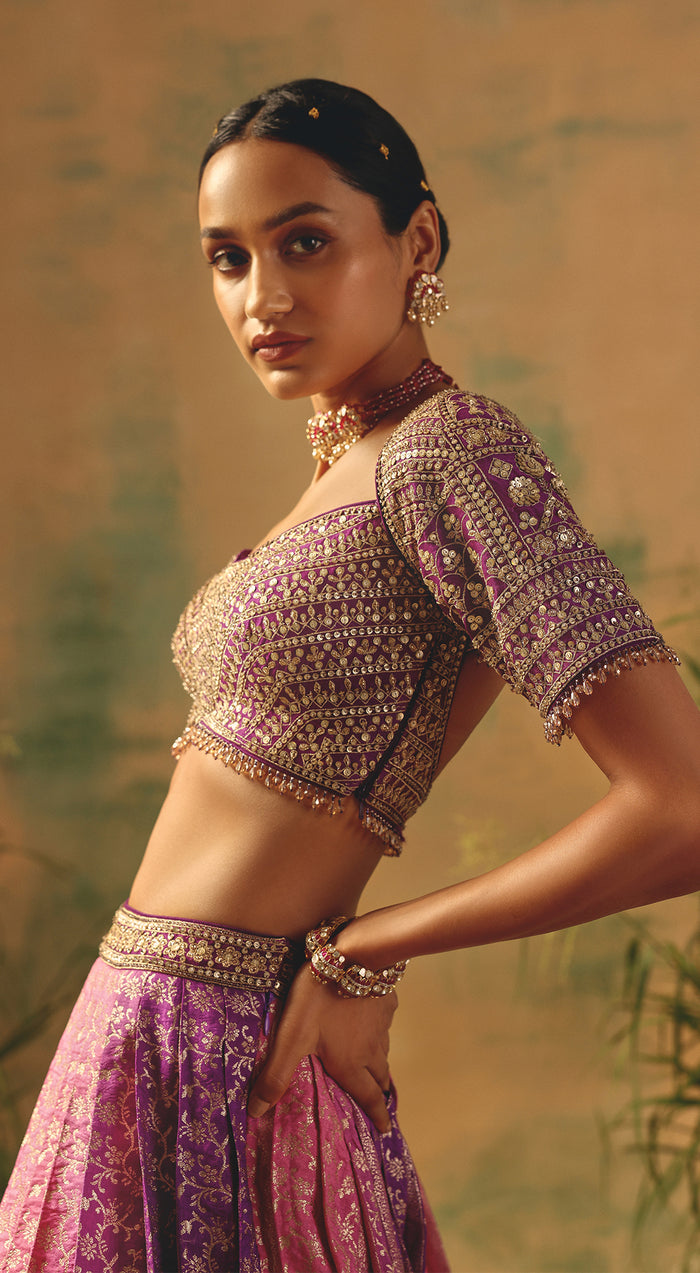 The Wildrose Lehenga