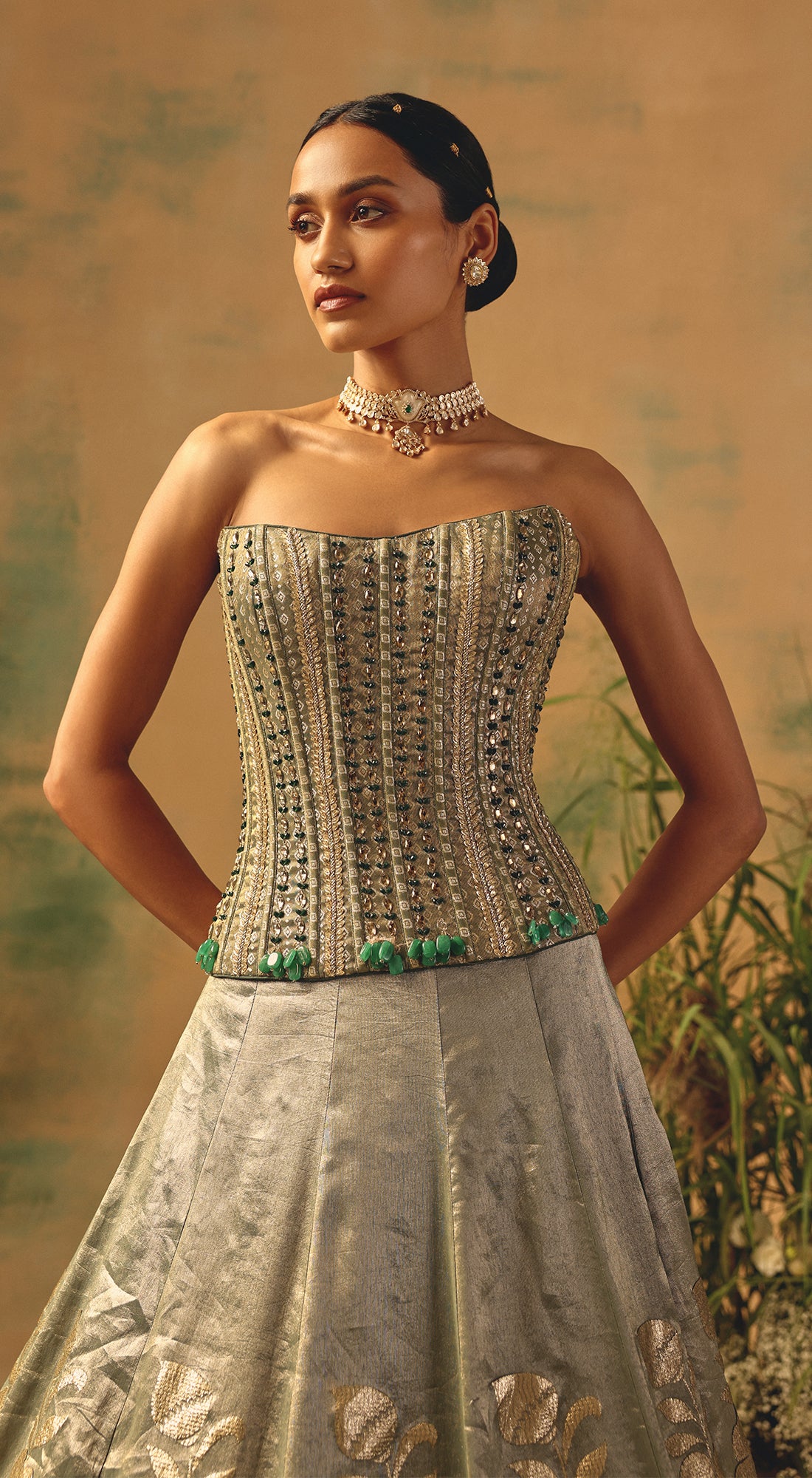 The Sage Bloom Lehenga