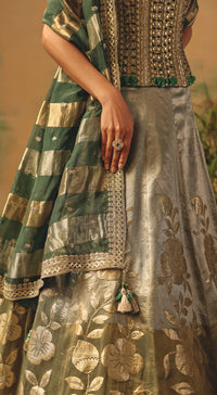 The Sage Bloom Lehenga