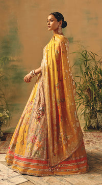 The Ochre Reverie Lehenga