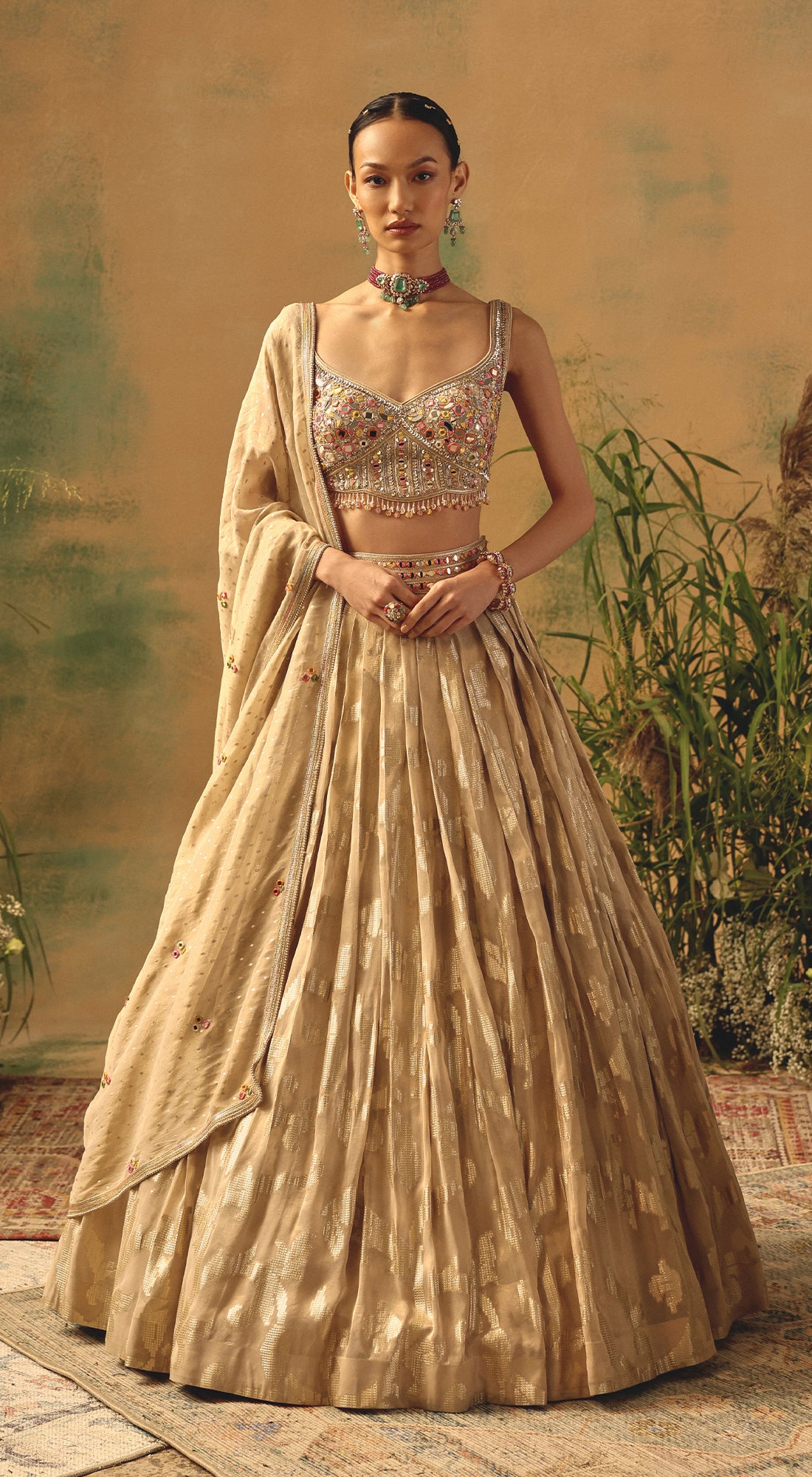 The Blooming Clouds Lehenga