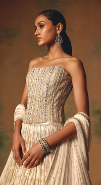 The Morning Dew Corset Lehenga