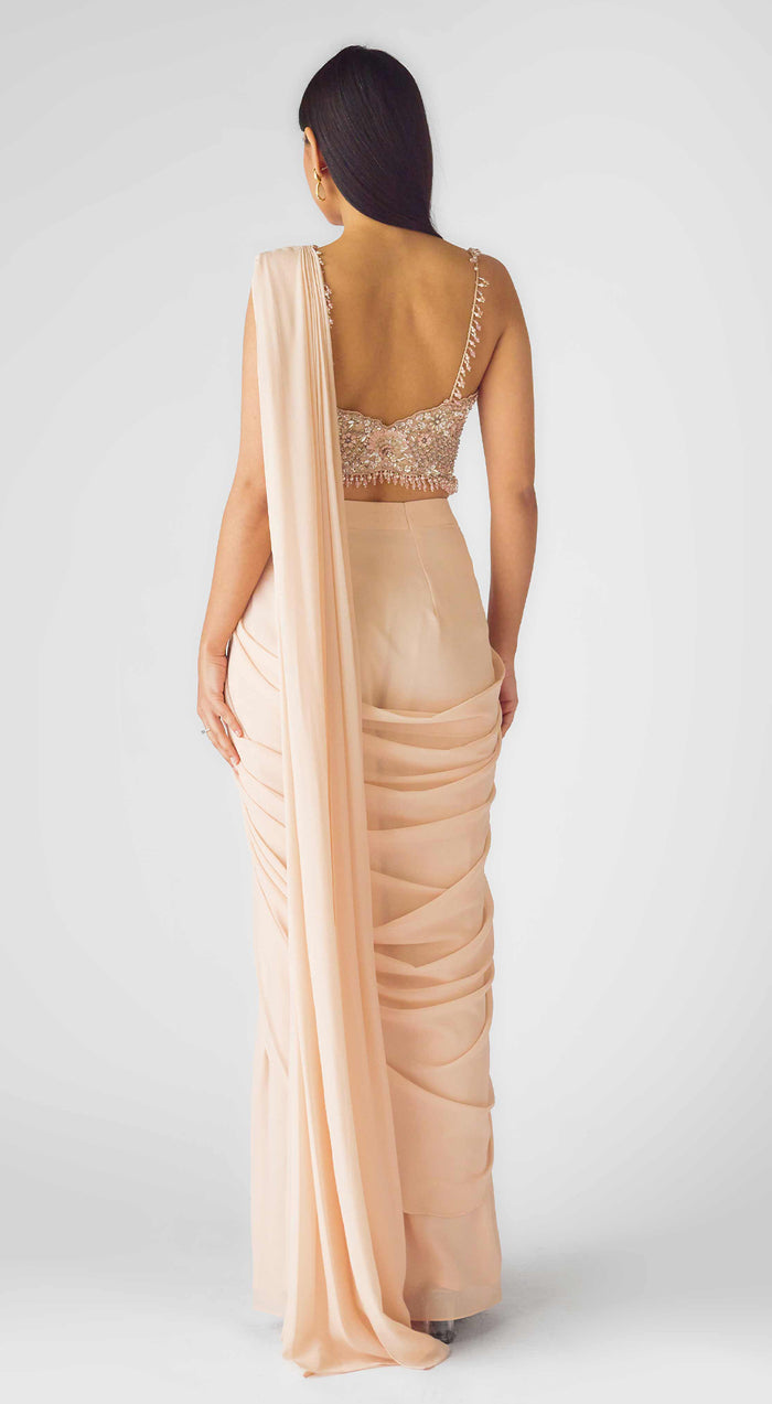 The Celestial Dream Corset Drape Saree