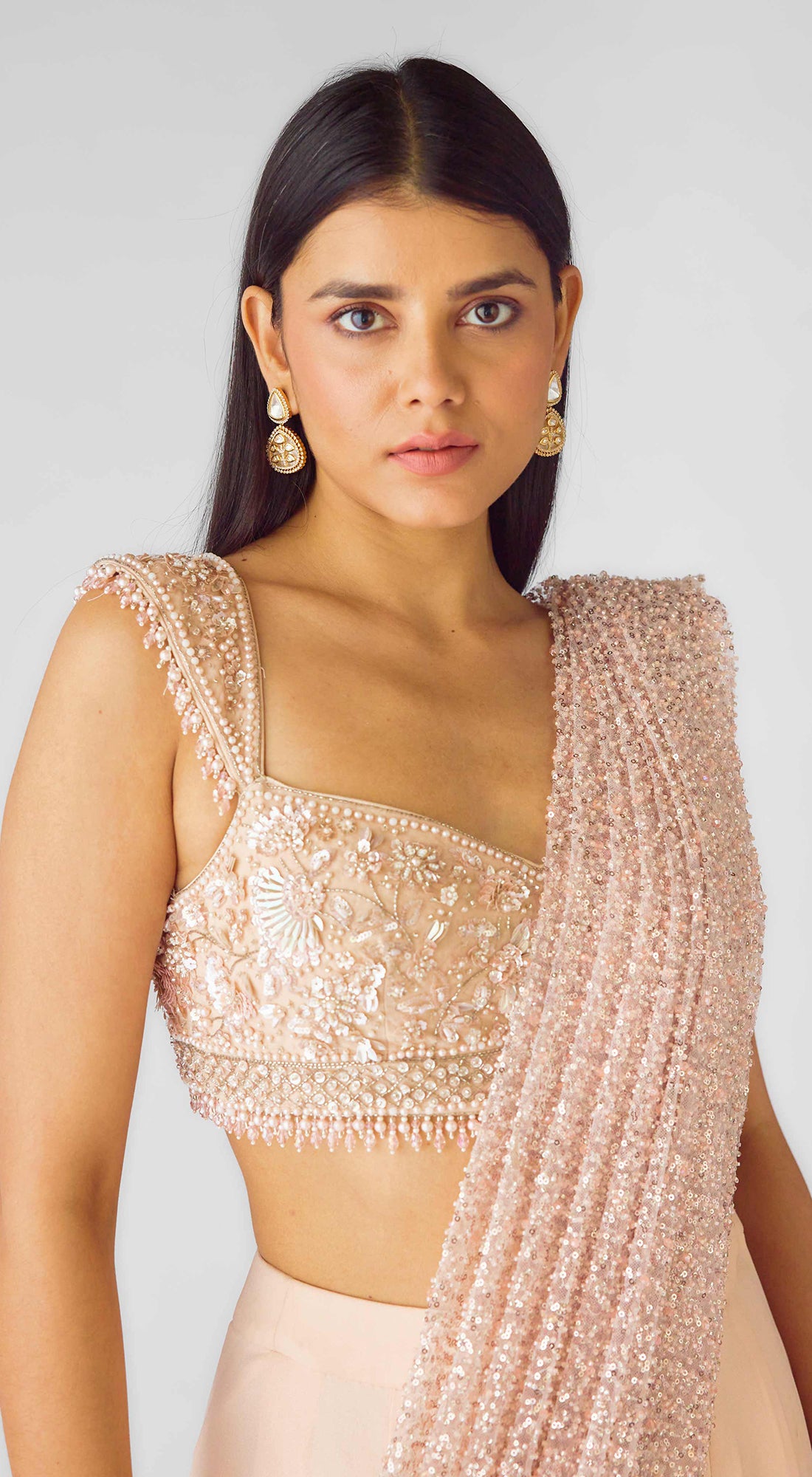 The Veil Of Aurora Draped Saree