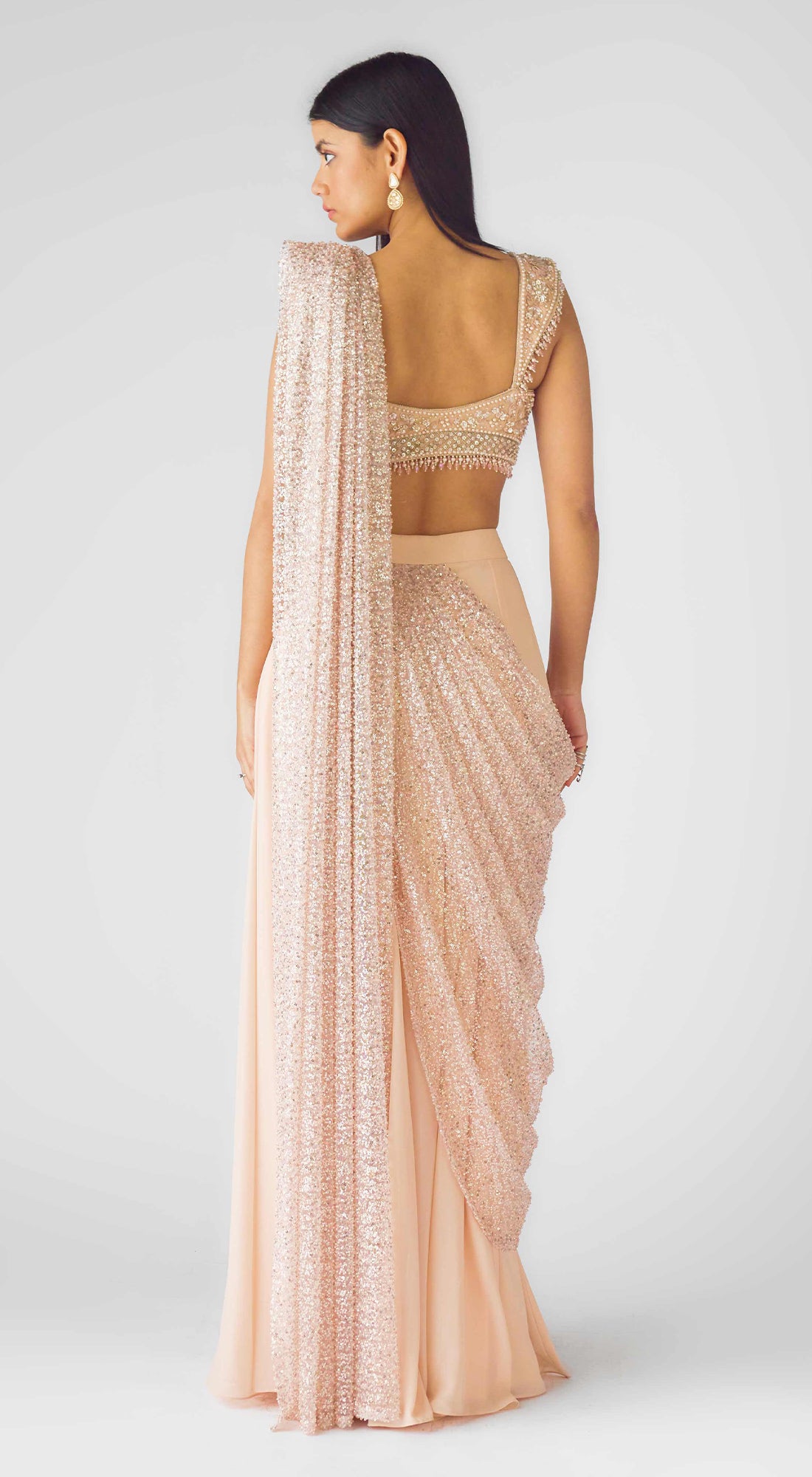 The Veil Of Aurora Draped Saree