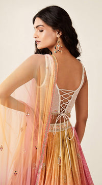 Pink Tie-Dye Lehenga Set - Basanti Kapde aur Koffee