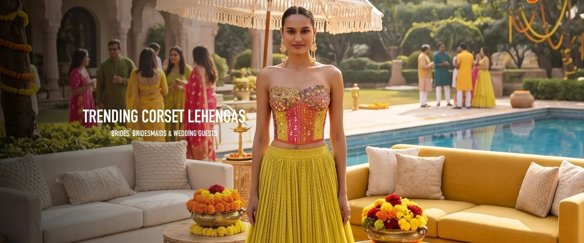 How to Style a Corset Lehenga for Sangeet Night