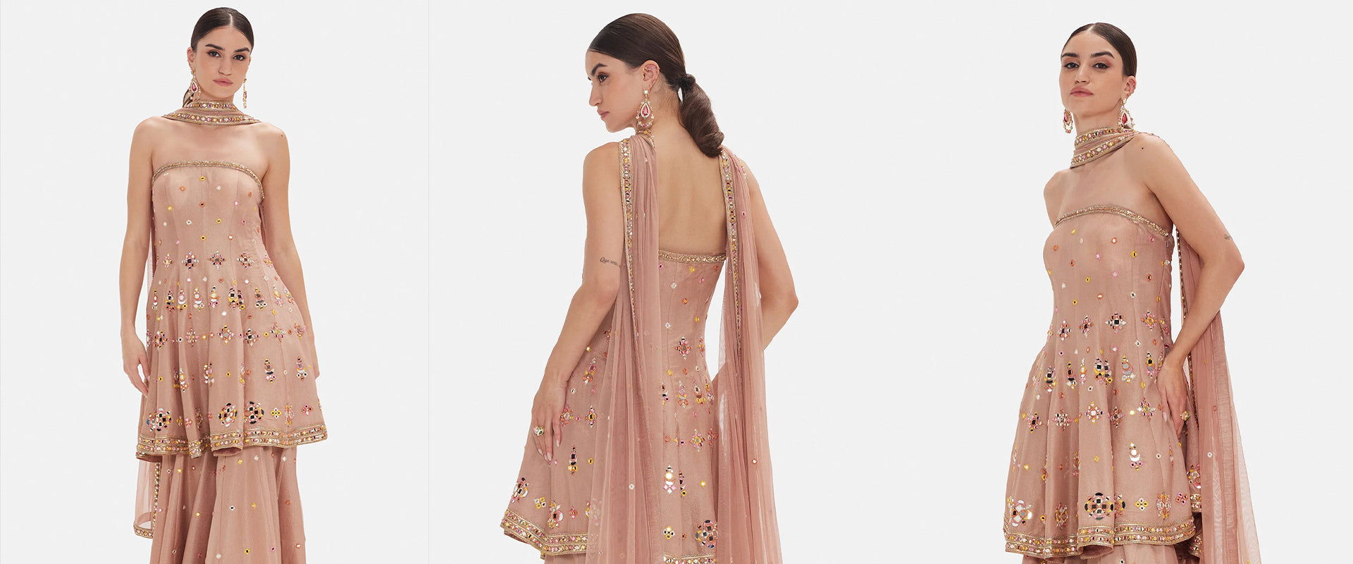 Designer Sharara Sets Inspired by Celebrity Fashion Trends