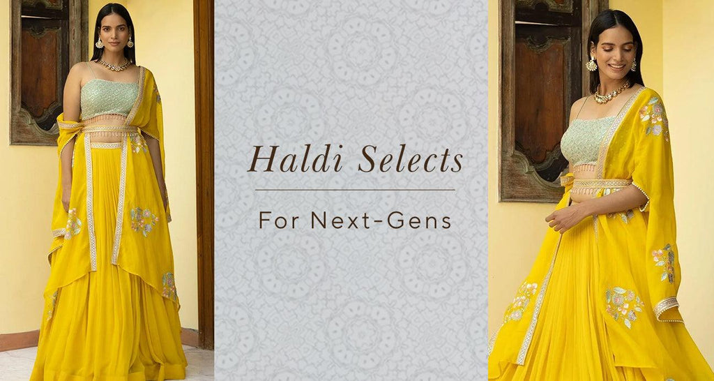 Pre-Wedding Edit Ft. Top 10 Indian Haldi Outfits - Basanti Kapde aur Koffee