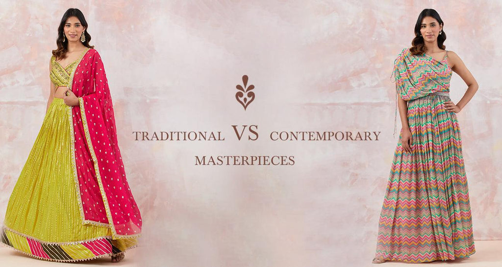 Traditional & Contemporary Indian Wear Ideas For The Wedding Season - Basanti Kapde aur Koffee