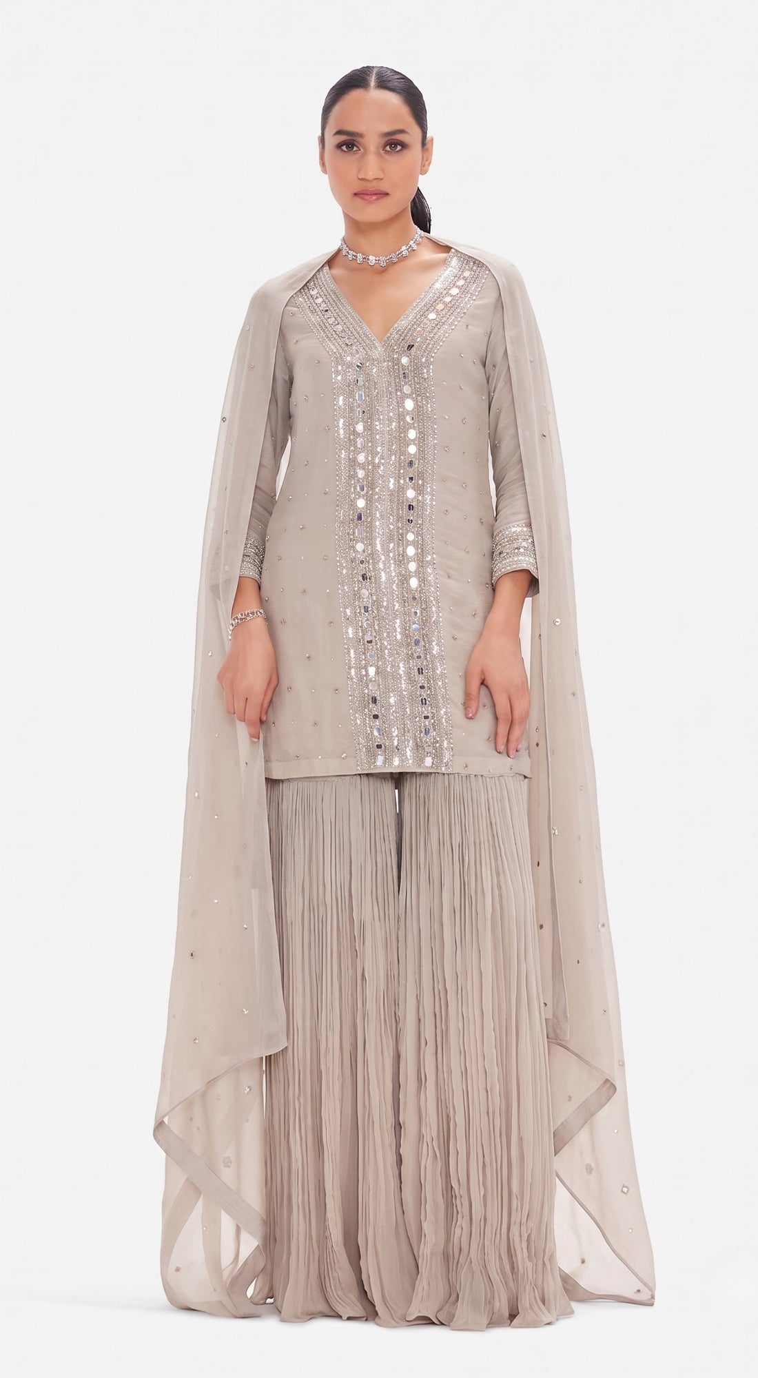 The Antique Aura Sharara Set