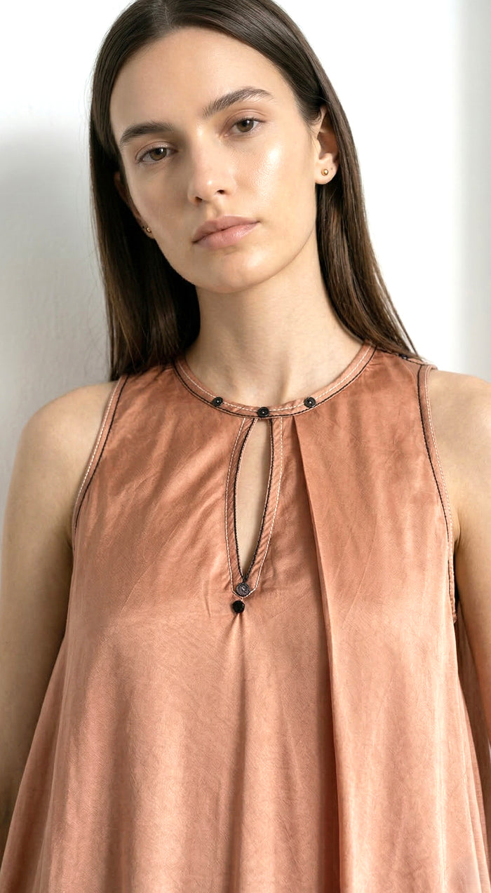 Pink Cotton Silk Co-ord Set