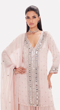 The Mirror Glow Sharara Set