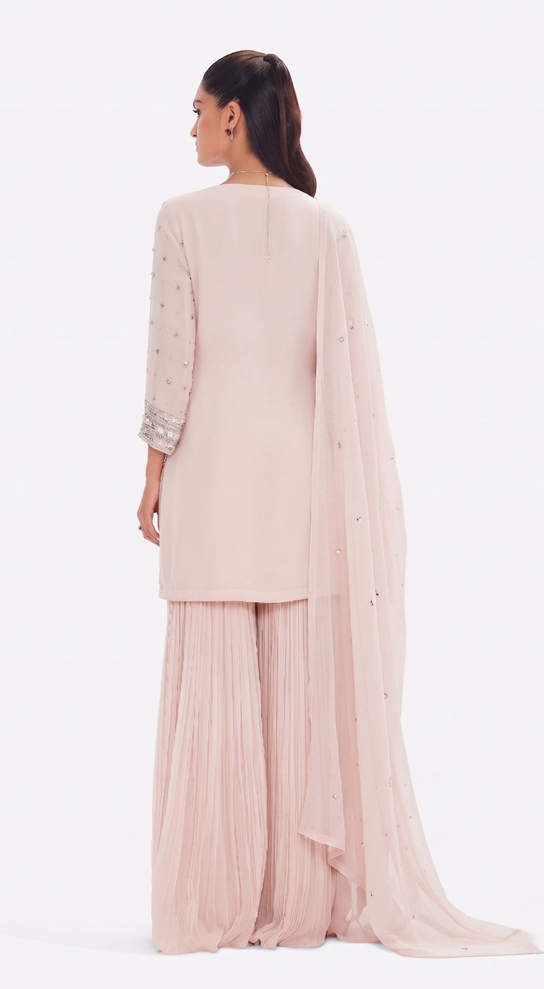The Mirror Glow Sharara Set
